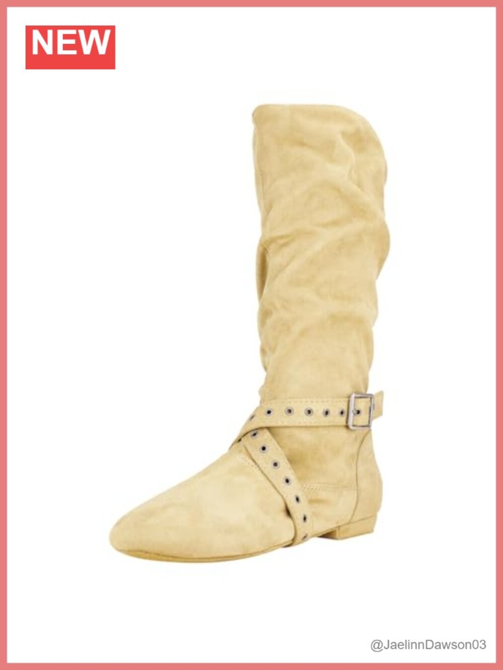 Women's Latin Dance Boots Faux Suede Sole Mid Calf Zipper Block Heel